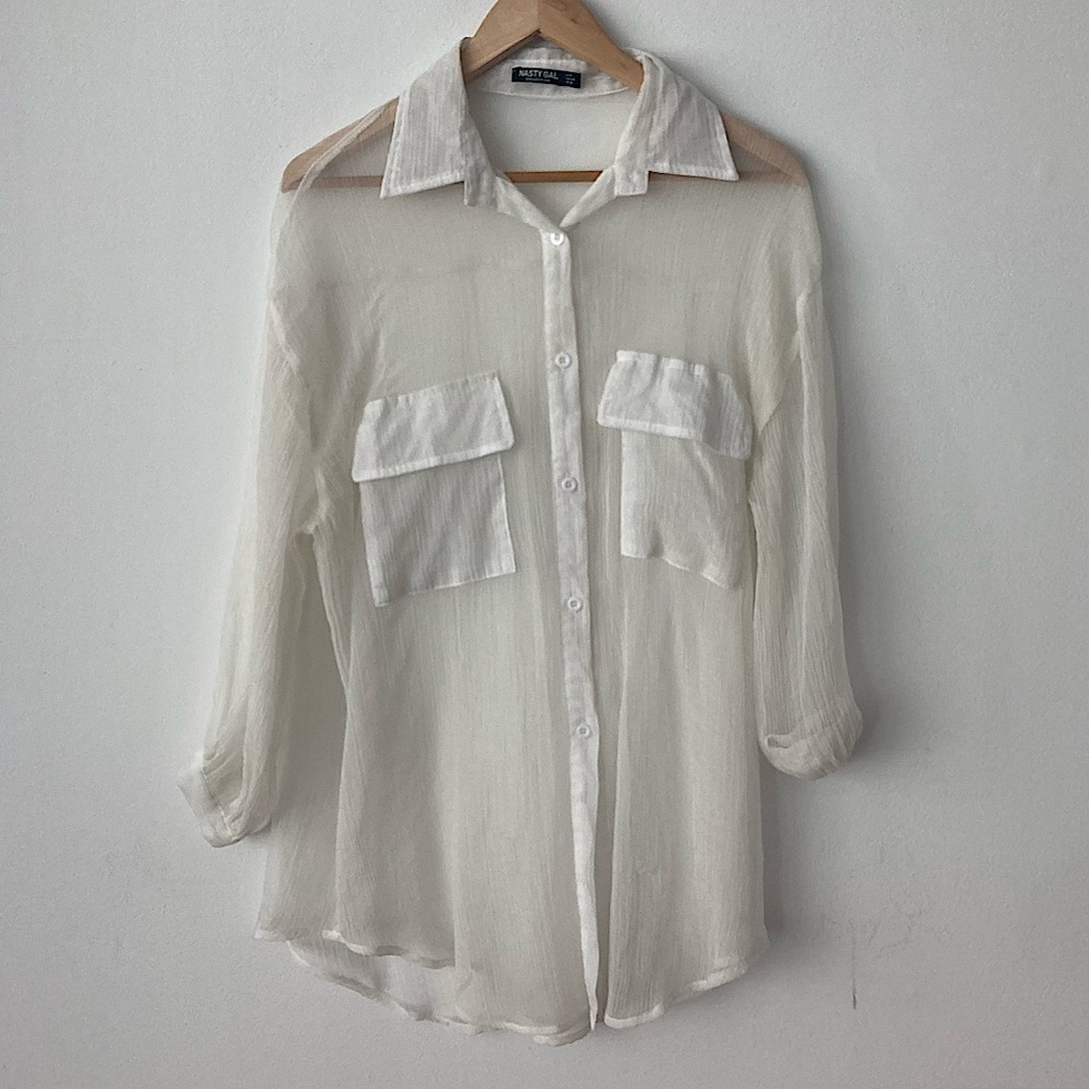 Sheer nastygal top